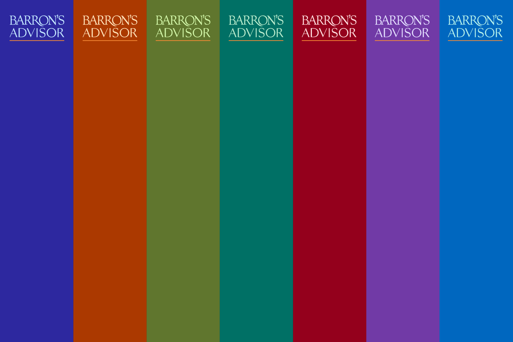 Barron’s Advisor Summits brand identities