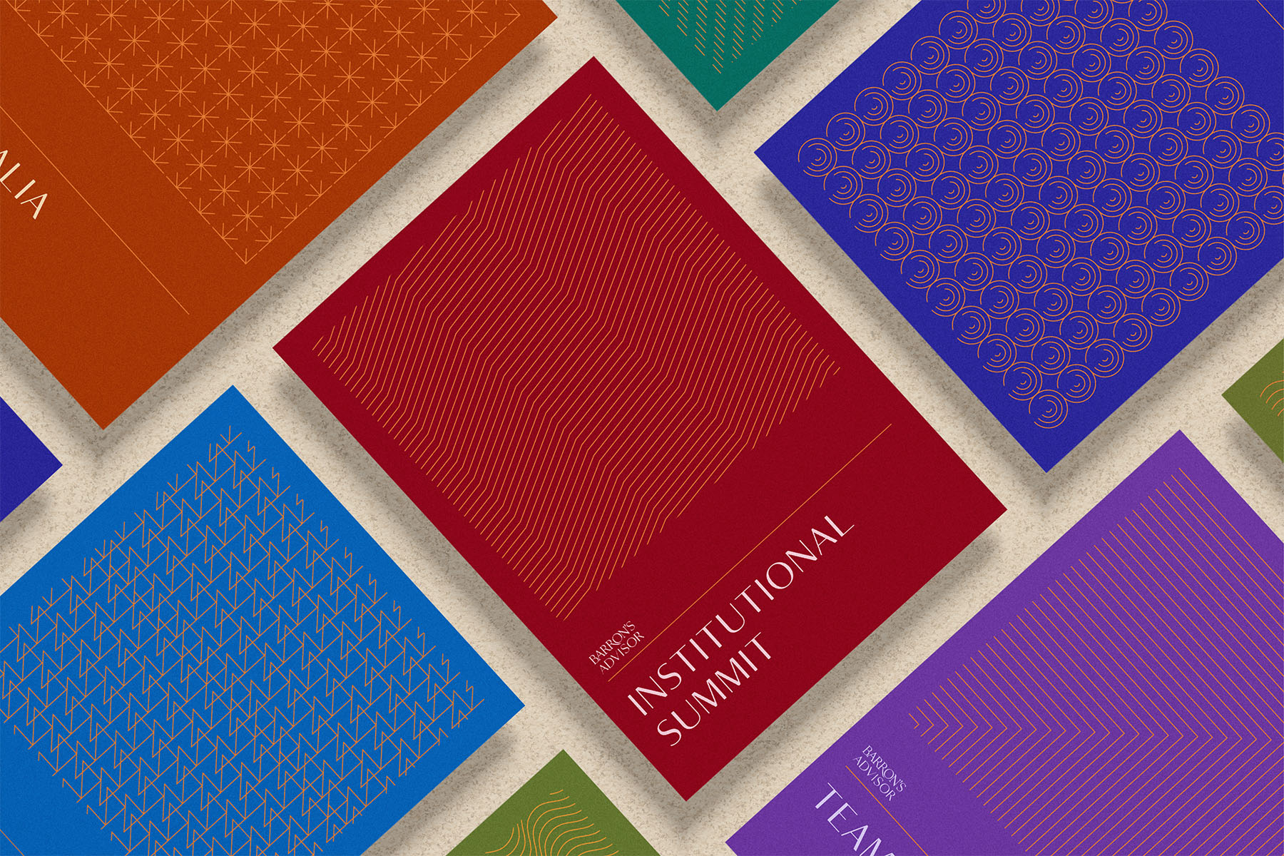 Barron’s Advisor Summits brand identities