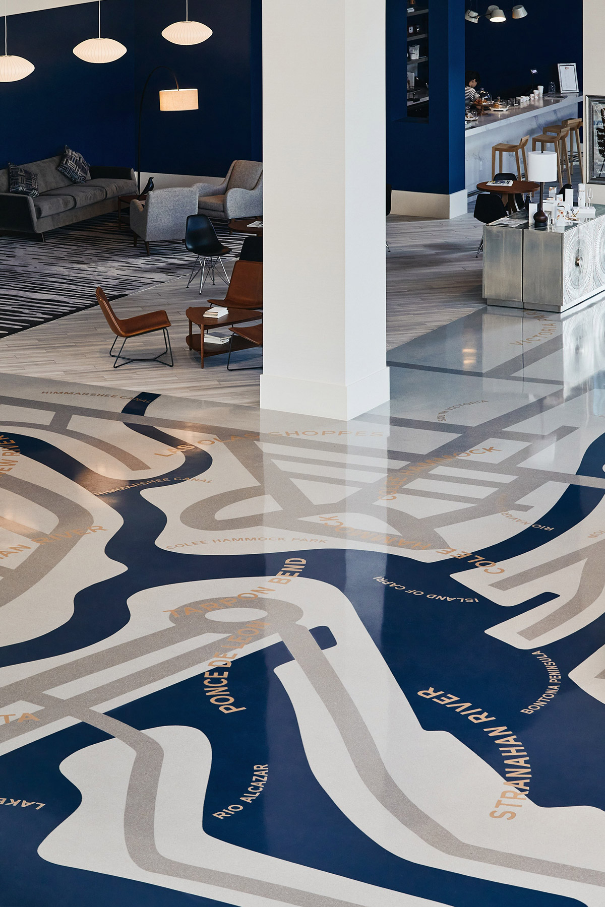 Environmental graphics at Le Méridien Dania Beach