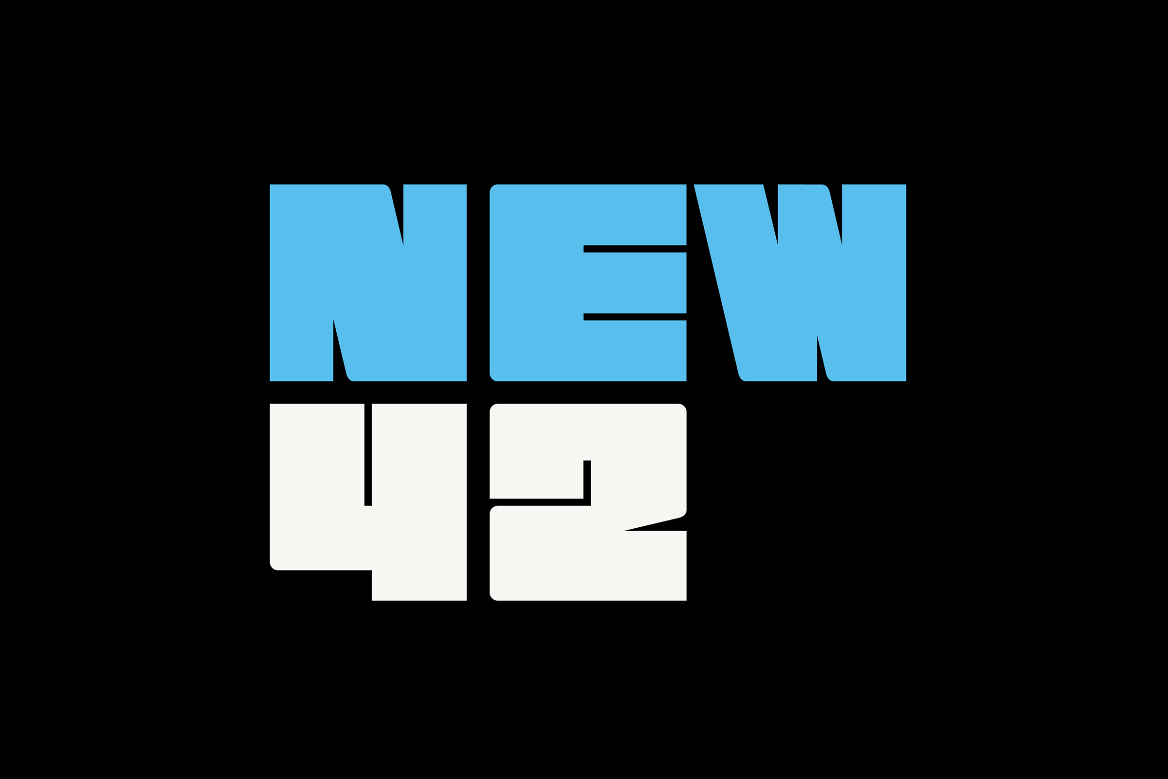 New 42 brand identity