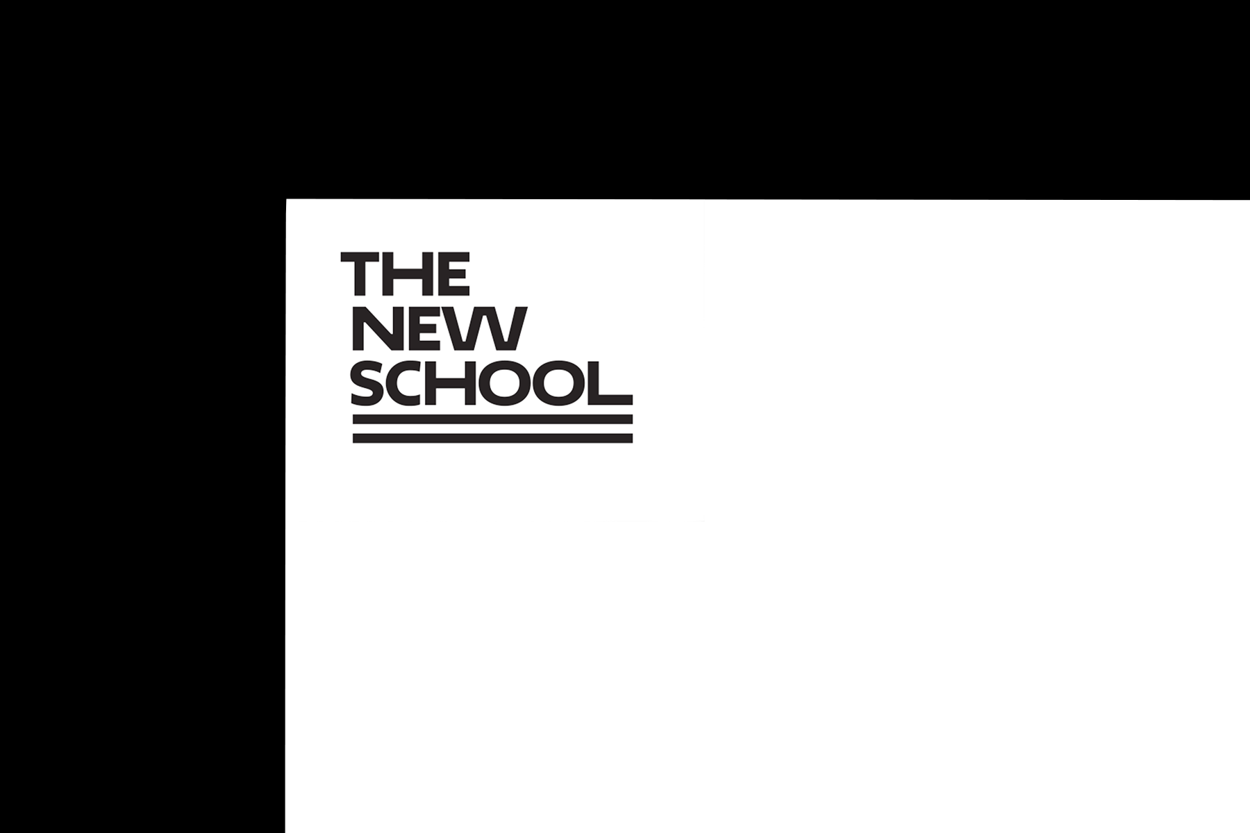 The New School brand collateral