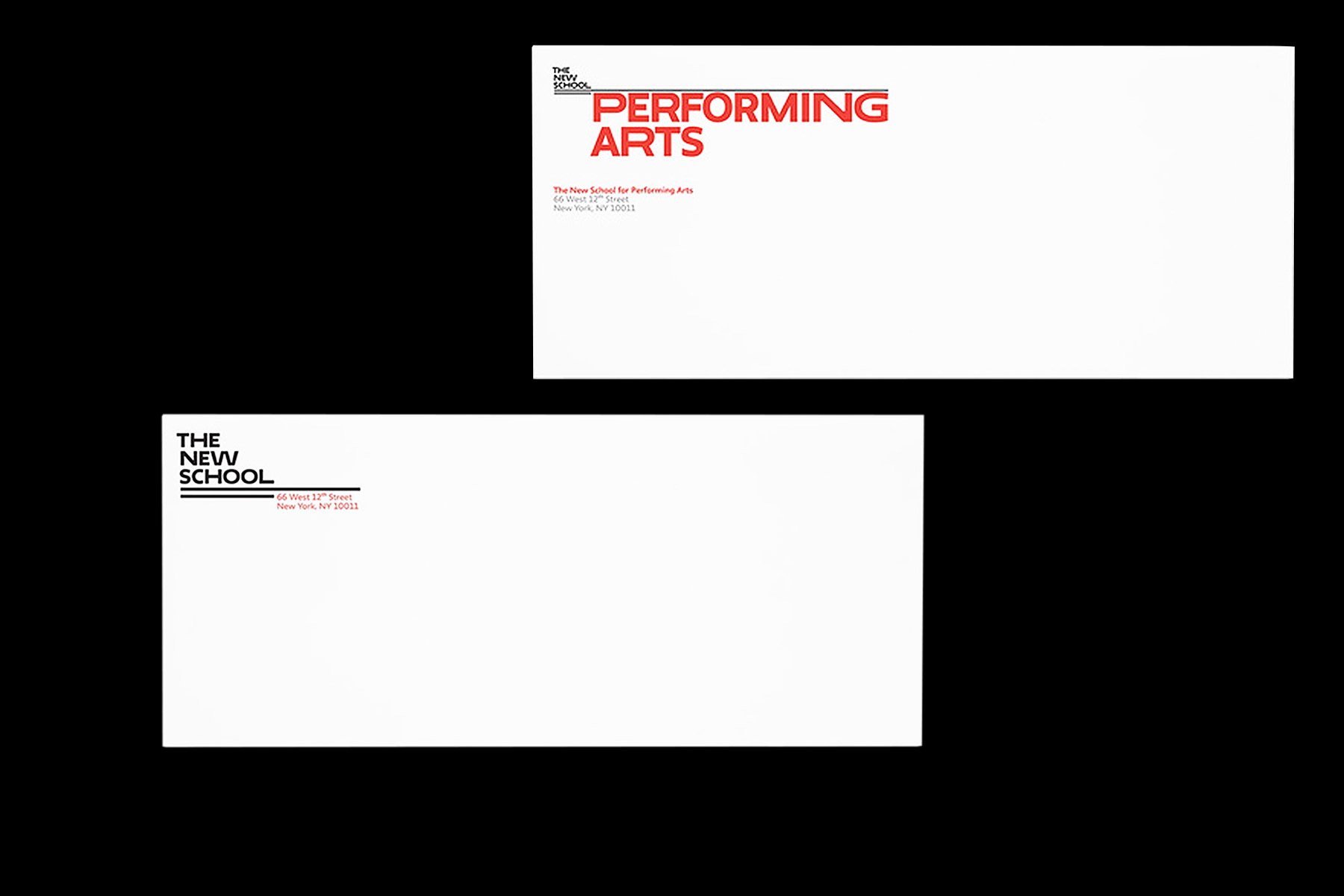 The New School brand collateral