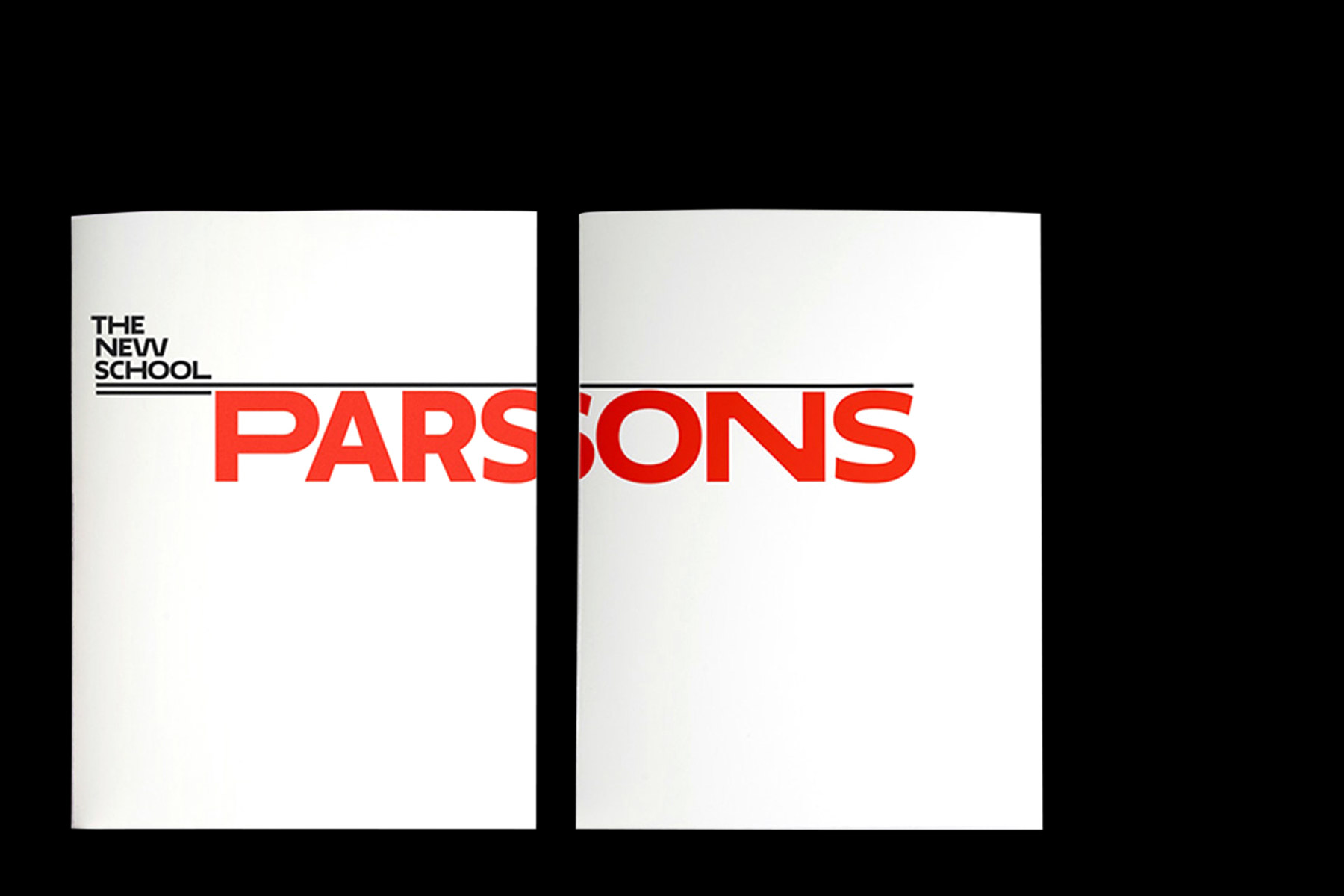 The New School brand collateral